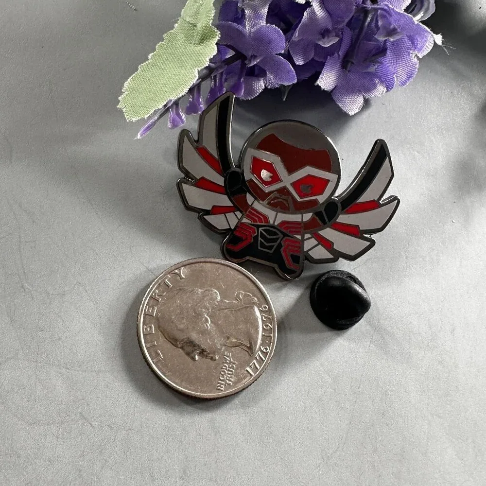 Disney Falcon Marvel Trading Pin Avengers Superhero Lapel Pin Brooch Jewelry